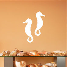 Load image into Gallery viewer, Seahorse Style A Set of 2 Vinyl Wall Decals 22563 - Cuttin&#39; Up Custom Die Cuts - 1