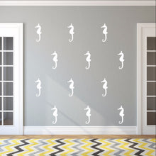 Load image into Gallery viewer, Seahorse Style B Set of 5 Inch Vinyl Wall Decals 22561 - Cuttin&#39; Up Custom Die Cuts - 1