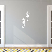 Load image into Gallery viewer, Seahorse Style B Set of 2 Vinyl Wall Decals 22560 - Cuttin&#39; Up Custom Die Cuts - 2