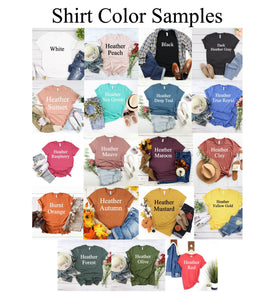 T Shirt Color Samples