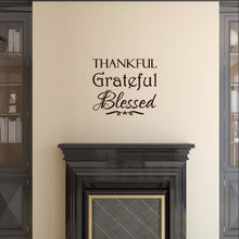 Load image into Gallery viewer, Thankful Grateful Blessed Christian Decor - Thanksgiving Decor 22470 - Cuttin&#39; Up Custom Die Cuts - 1